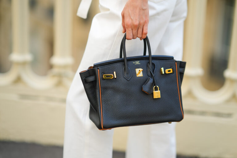 What variety of skins can you choose from for the Birkin Hermes bag?